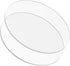 PREMIUM 6" Buttercream Cake Discs - Clear Acrylic Plastic Round Set of 2 for Serving Bake Goods Displays