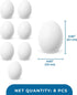 8 Pack Finch, 0.82x0.62 SunGrow Fake Wooden Eggs to Train Birds from Laying in The Nesting Boxes & to Stop from Eating