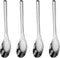 Thick Heavyweight Dinner Soup Spoons, Stainless Steel Tablespoons, 7.1 Inches, Set of 4, Heavy Duty Asian Spoons