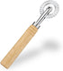 Pastry Cutter Wheel with Wooden Handle, Fluted Ravioli Crimper, Pizza Dumpling Cutter for Home and Kitchen