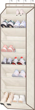 SLEEPING LAMB Over The Door Shoe Organizer for Closet with Large Deep