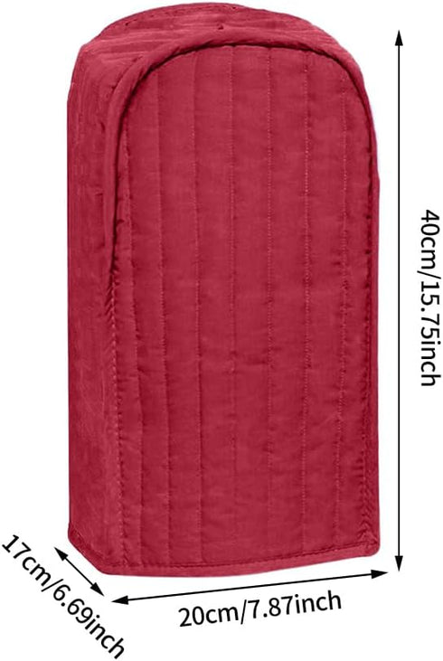 Kitchen Blender Dust Cover, Anti Fingerprint Polyester Stand Mixer or Coffee Maker Appliance Cover, Dust Proof Stain Resistant Blender Cover For kitchen Appliance(Wine Red)