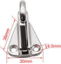 Spring Snap Attach Rope Hook - Stainless Steel 316 Fender Spring Hook for Marine Clothes Boat Hardware Accessories
