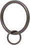 Ivilon Drapery Eyelet Curtain Rings - 1.7" Ring Loop for Hook Pins, Set of 14 - Oil Rubbed Bronze (ORB)