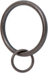 Ivilon Drapery Eyelet Curtain Rings - 1.7" Ring Loop for Hook Pins, Set of 14 - Oil Rubbed Bronze (ORB)