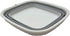 SAMMART 7.7L (2 Gallon) Collapsible Tub - Foldable Dish Tub, Portable Washing Basin (Grey, S)