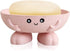 Soap Holder, Cute Soap Dish for Kids, Creative Bar Soap Tray for Shower and Kitchen Countertop - Pink