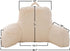 Holawakaka Standard Faux Fur Bed Rest Pillow with Arms, Rabbit Fur Reading Pillows Perfect for Adults, Teens, Kids