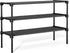 32.3" Closet 16 3 Widening Design Shoe Rack for Pairs Small Spaces Non-Woven Tier Shoe Organizer Stackable Metal Shoe