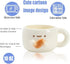 Mugs,10 oz Creative Kawaii Anime Ceramic Coffee Hand-made Tea Cups, Cute Gifts For Women Men Kids (Bread)