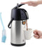 3L/102 Oz Thermal Airpot Coffee Dispenser with Pump, Insulated Stainless Steel Carafe for Hot/Cold Water and Coffee