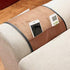 IPENNY No-slip Leather Sofa Couch Remote Control Holder, Armrest Caddy Organizer for Cellphone, Tablet, Snacks