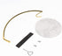 Countertop Livabber Banana Holder with Marble Base, Metal Banana Hanger Modern Tree Stand with Hook, Stylish Banana
