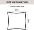 Pack 2 24 24 Inch OTOSTAR of Linen Solid Throw Pillow Covers x Boho Decorative Pillowcases Soft Accent Pillow Covers
