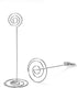 Place Card Holders, 10pcs 8.6" Tall Table Number Holders for Weddings, Office Desk, Silver