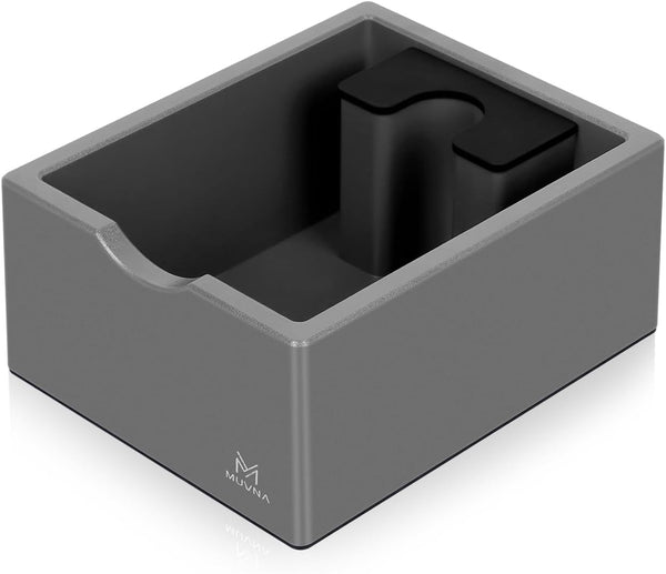 Espresso Knock Box, Coffee Ground Knock Box, Distribute and Tamp Espresso Tool, Non-slip Base for Barista