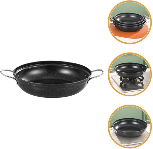 Stainless Steel Skillet with 2 Handles, Everyday Saute Pan, Multipurpose Deep Frying Pan