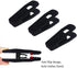 Black Velvet Hangers Clips, 20 PCS Non-Slip Clips for Suit Pant Skirt Hanger