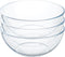 5 Inch Glass Mixing Bowls Set, Round Salad Bowls, Small Kitchen Bowls, Set of 3