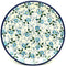 Polish Pottery Plate - Bread & Butter (6 1/4") - Forget-Me-Knot Design
