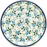Polish Pottery Plate - Bread & Butter (6 1/4") - Forget-Me-Knot Design