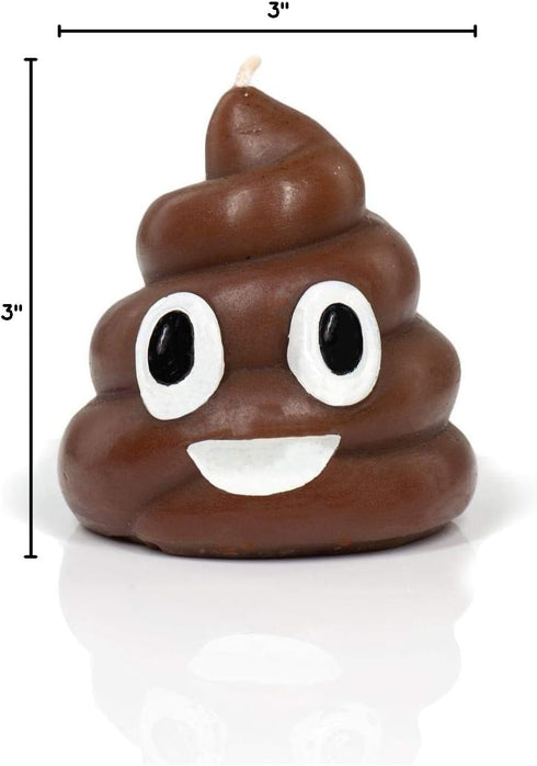 Fourth Castle Media Toynk My Sh*t Doesnt Stink Poop Emoji Candle, Funny Collectible Decor