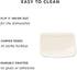 W&P Porter Silicone Reusable Storage Bag, Sandwich (10oz Flat), Cream, Food Storage Container, Microwave and Dishwasher Safe, Easy Cleaning by W&P