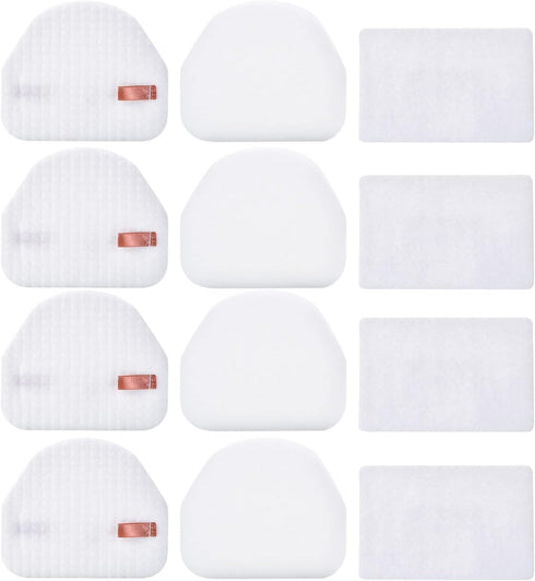 Leadaybetter Filter Replacement for Shark Navigator NV100 NV105 NV106 UV300 NV450, 4 Pack Foam & Felt Filters