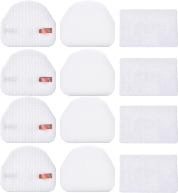 Leadaybetter Filter Replacement for Shark Navigator NV100 NV105 NV106 UV300 NV450, 4 Pack Foam & Felt Filters
