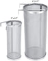 JoyTube 4"x10" 300 Micron Spider Strainer Mesh, Hops for Home Beer Brewing Filter Kettle
