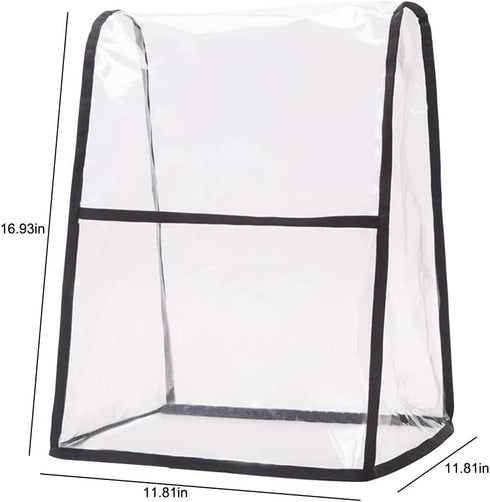 Clear Stand Mixer Cover, Kitchen Aid Mixer Covers for Kitchenaid Hamilton Mixers, Dust Cover Fits All Tilt Head & Bowl Lift Compatible 5-8 Quart Models(Transparent)