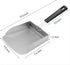 Large Griddle Scoop (2pcs) for Hibachi Cooking, Stainless Steel Food Shovel for Grilling Accessories