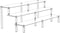 AZEAM 15 3/4 Inch Acrylic Riser Display Shelf - 3 Tier Display Riser for Figures, Cupcake, Perfume, Makeup Collection