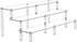 AZEAM 15 3/4 Inch Acrylic Riser Display Shelf - 3 Tier Display Riser for Figures, Cupcake, Perfume, Makeup Collection