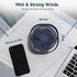 EasyAcc USB Desk Fan, 3 Speeds USB Powered Fan, 360° Rotatable Personal Table Fan for Home Office (No Battery)