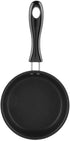12cm Mini Round Frying Pan for Frying Eggs, Iron Coating Kitchen Cookware, Household Small Kitchen Cooker, Black