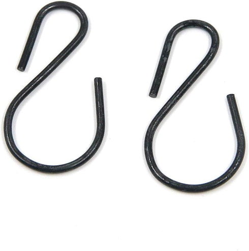 T Tulead 1.73" Length S Hooks, Iron Hanging Hooks Connectors, S-Shaped Hook Hangers, Pack of 30