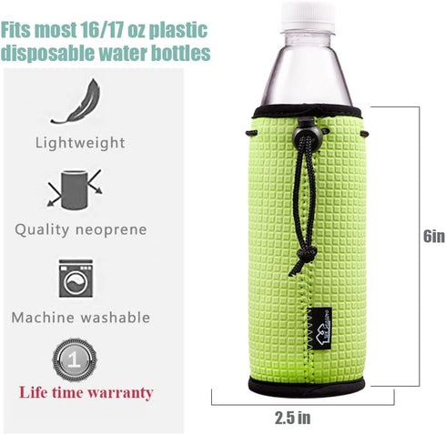 16 17 18 oz WKieason Neoprene Water Bottle Sleeves Insulators Beverage Bottle Can Sleeves Covers Beer Bottle Sleeves