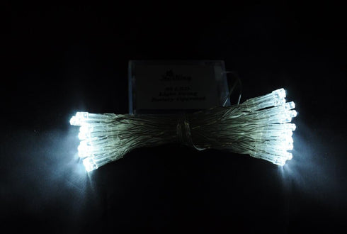 Karlling Battery Operated Fairy Light String - 40 LED White for Wedding Party Xmas Decorations