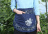 Love Potato Woman Vintage Floral Print Half Creative Craft Apron, Blue, with 2 Pockets