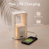 9 Dimmable Snooze,USB WILIT Digital Alarm Clock, Sunrise Alarm Clock with Nightlight, Sleep Aid Sounds, White Noise