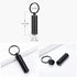 Cremation Jewelry Urn Keychain for Ashes, Cylinder Keepsake Necklace for Women and Men