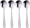 7-Inch Baikai Bouillon Soup Spoons, 18/10 Stainless Steel Finished Table Dinner Spoons Set of 4