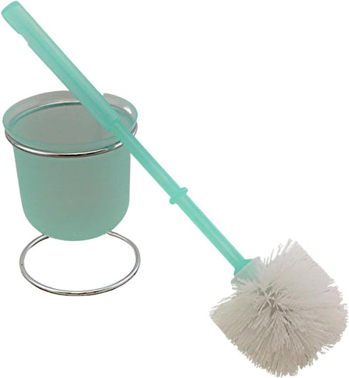 Dependable Industries Inc. Essentials Set - 2 Toilet Brush Sets in Mint Green