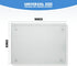 Tempered Glass Cutting Board for Kitchen, Clear Glass Board for Countertop, Heat Resistant, with Non-Slip Feet, 12x16" 1Pcs by Mymonfif