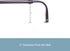 Kenney 514 Single Curtain Rod - 28 to 48-Inch, Espresso