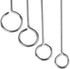 Set of 10 Stainless Steel Split Chocolate Forks for Hot Pot DIY Decorative Tools, Pralines, and Truffles