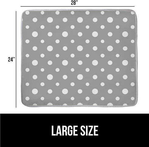 GORILLA GRIP Portable Ironing Mat, Magnetic Cover and Padding for Washer, Dryer, Travel Size 28 x 24 in