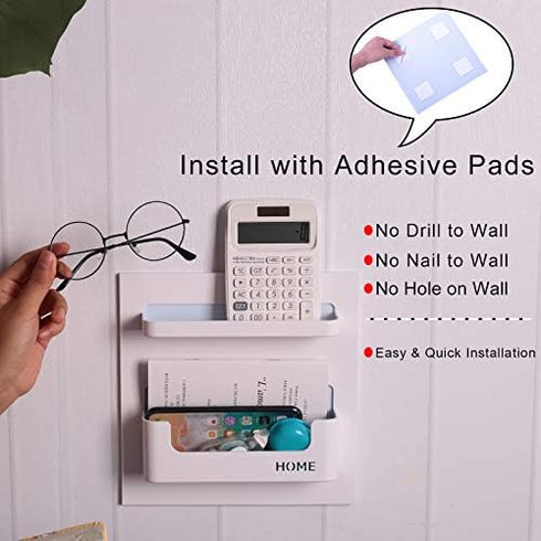 JDYOOMI Bedside Shelf Bedroom Dorm Room Rack Organizer Storage -Use as Kid Student Wall Shelf to Organize