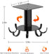 Aosome Under Cabinet Utensil Holder Hanger 360°Rotating Stainless Steel Kitchen Utensil Hanger 8 Hooks by Aosome